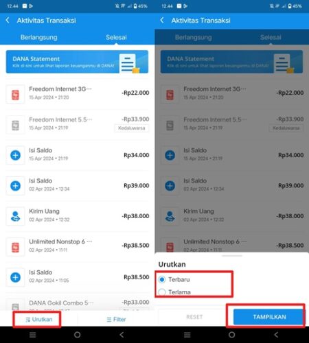 Cara Melihat Riwayat Transaksi DANA Bisa Secara Detail Hallo GSM