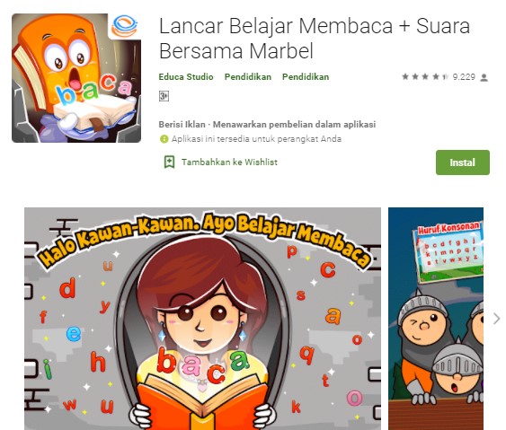 9 Aplikasi Belajar Membaca yang Pas Buat Anak-anak - Hallo GSM
