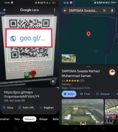 Cara Scan Barcode Maps Di Undangan Untuk Menampilkan Lokasi Hallo Gsm