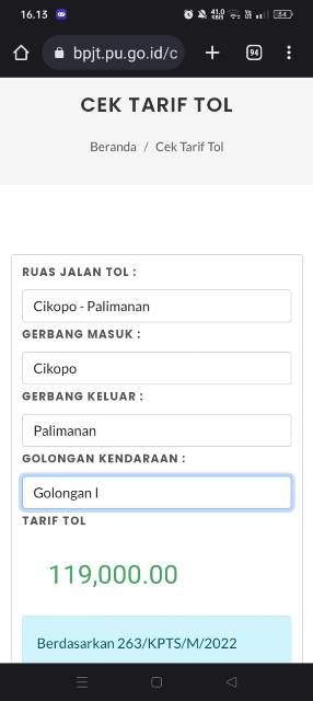 Cek Tarif Tol Untuk Persiapan Mudik, Mudah Dan Cepat Melalui Cara Ini ...